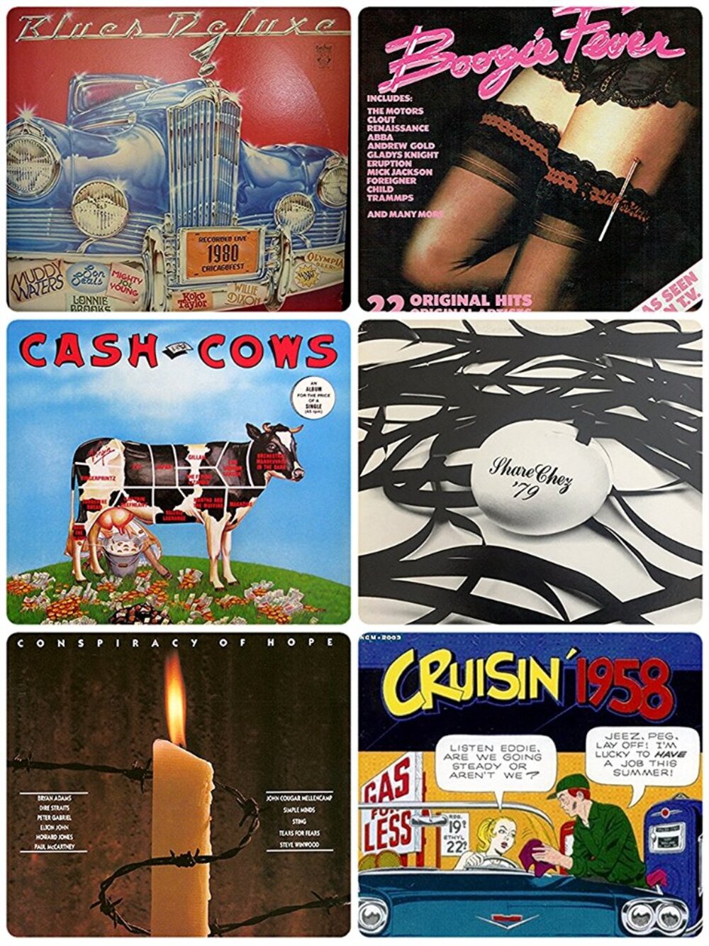 Lot Of 6 Vinyl records